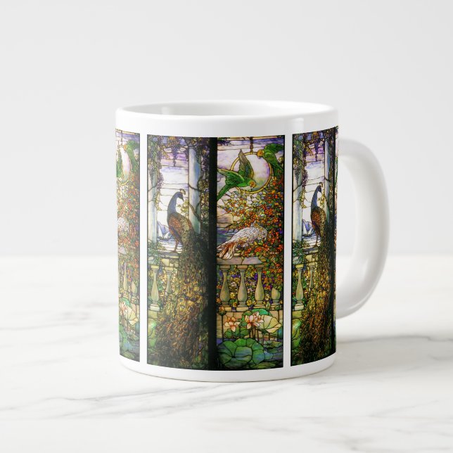 Caneca De Café Grande Arte Nouveau Garden Jumbo Mug (Frente Esquerda)