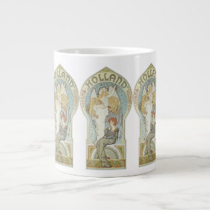 Caneca De Café Grande Arte Novo Antiga, Holland Levensverzekering