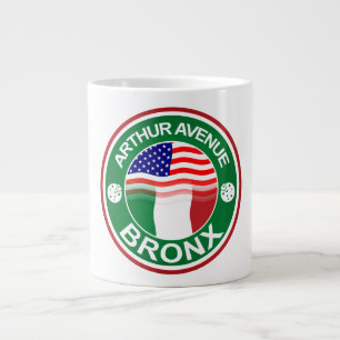 Caneca De Café Grande Arthur Ave Bronx - Italiano Americano