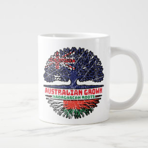 Caneca De Café Grande Árvore australiana malgaxe