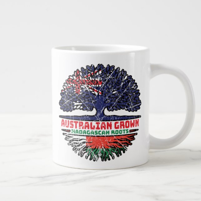 Caneca De Café Grande Árvore australiana malgaxe (Direita)