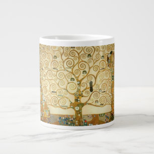 Caneca De Café Grande Árvore da Vida por Gustav Klimt