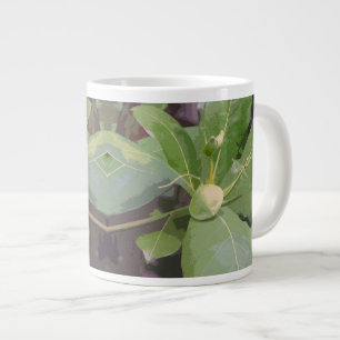 Caneca De Café Grande Árvore de Amêndoas Closeup