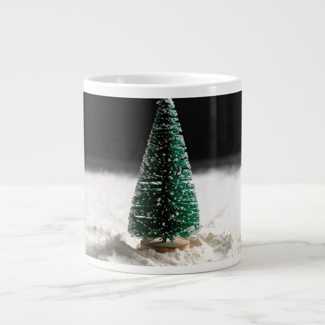 Caneca De Café Grande árvore de natal (Frente)