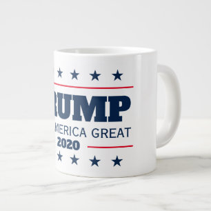 Caneca De Café Grande As eleições de Donald Trump 2020 Mantenham o Exc