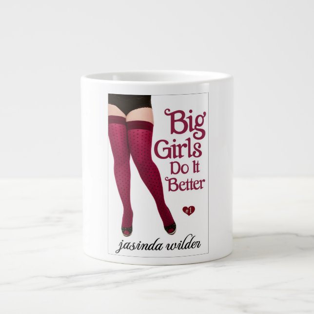Caneca De Café Grande As Grandes Garotas Fazem Melhor, Jumbo Mug. (Frente)