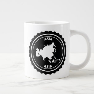 Caneca De Café Grande Ásia