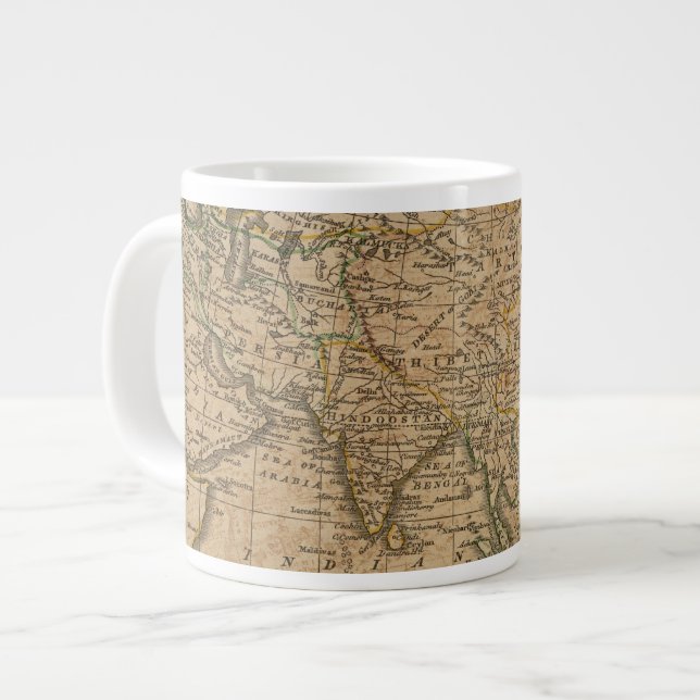 Caneca De Café Grande Ásia 24 (Frente Esquerda)