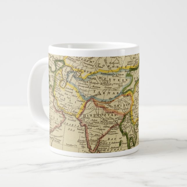 Caneca De Café Grande Ásia 27 (Frente Esquerda)