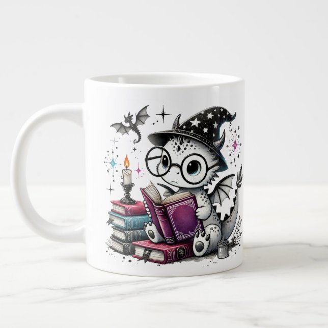 Caneca De Café Grande Assistente Dragon Jumbo Mug (Esquerda)