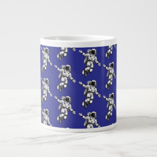 Caneca De Café Grande Astronauta no espaço