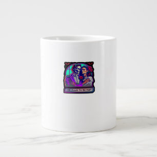 Caneca De Café Grande Até a morte nos tornar clássicos - estética básica
