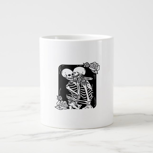 Caneca De Café Grande Até que a morte nos faça Design engraçada (Frente)