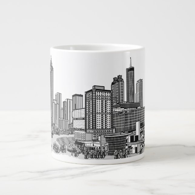 Caneca De Café Grande Atlanta Georgia (Frente)