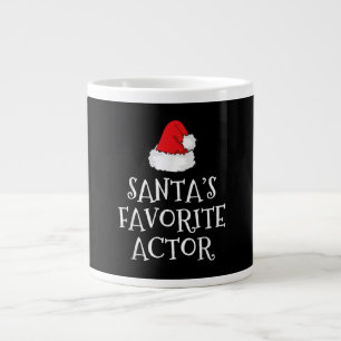 Caneca De Café Grande Atriz de Natal do Ator Favorito Santas