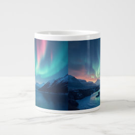 Caneca De Café Grande Aurora Islandesa