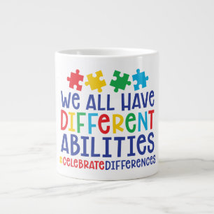 Caneca De Café Grande Autismo Jumbo Mug