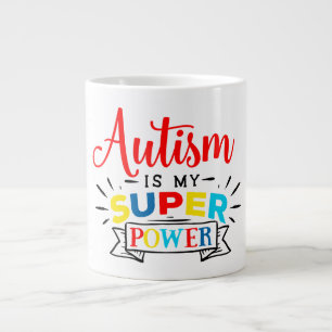 Caneca De Café Grande Autismo Jumbo Mug
