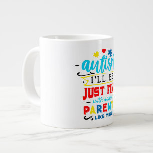 Caneca De Café Grande Autismo Jumbo Mug