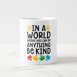Caneca De Café Grande Autismo Jumbo Mug