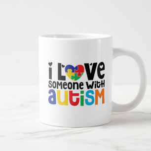 Caneca De Café Grande Autismo Jumbo Mug