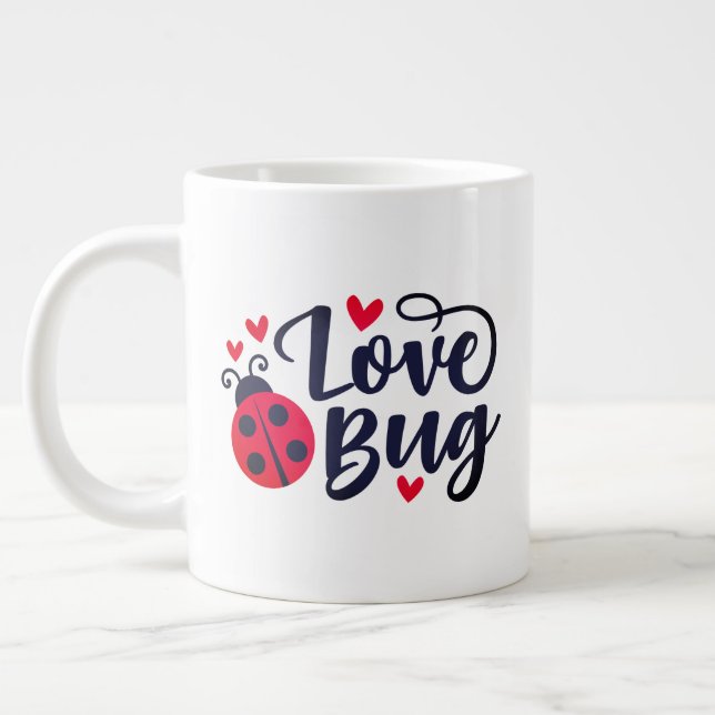 Caneca De Café Grande Autismo Mãe- Jumbo Mug (Esquerda)