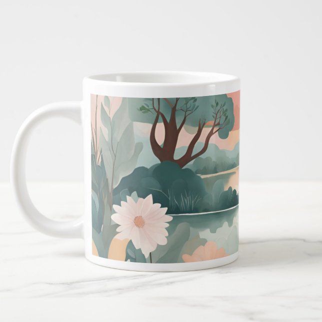 Caneca De Café Grande Autoamor e empoderamento (Esquerda)