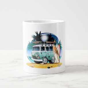 Caneca De Café Grande Autocarrota de Desenho Animado
