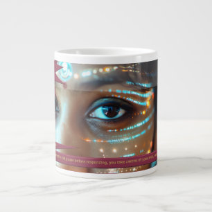 Caneca De Café Grande "Autocontrole É SEU SuperPoder"