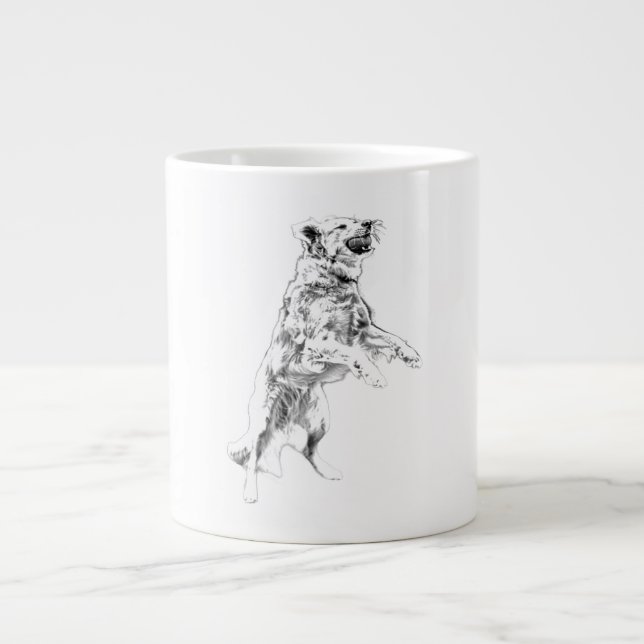 Caneca De Café Grande Autumn Chase Unlesed (Frente)