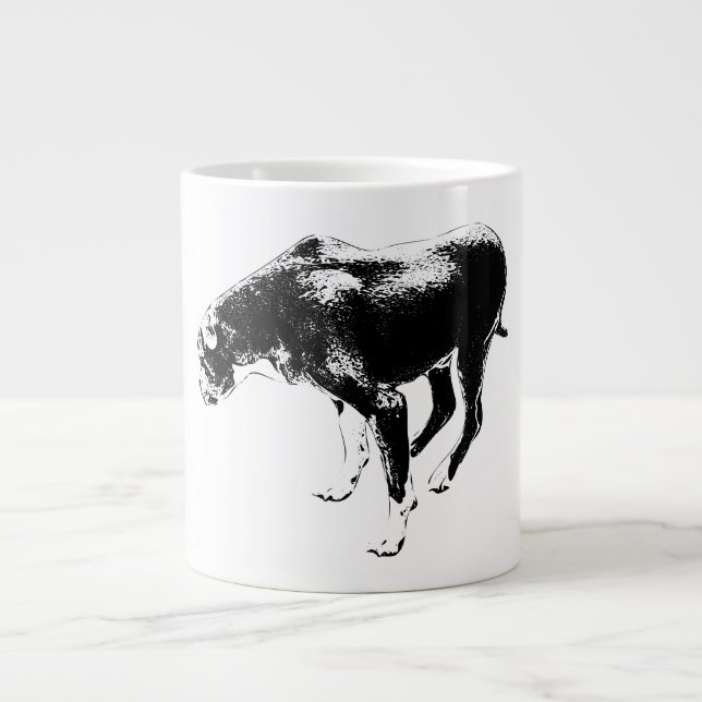 Caneca De Café Grande Autumn Guardian em Tinta (Frente)