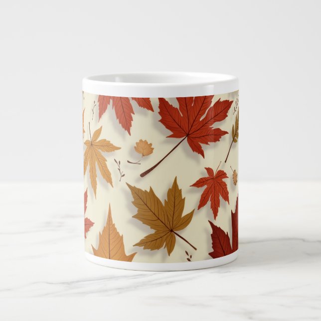 Caneca De Café Grande Autumn Maple Mug (Frente)