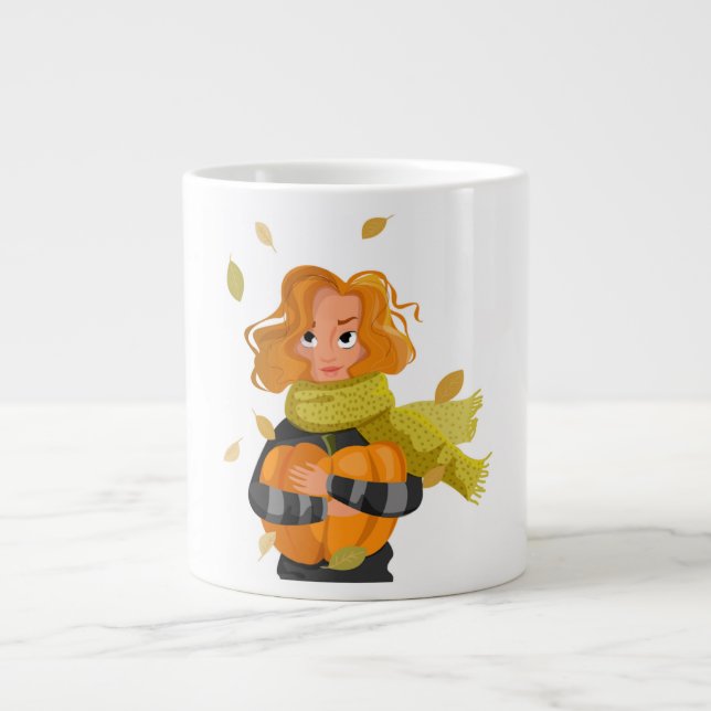 CANECA DE CAFÉ GRANDE AUTUMN MULHER (Frente)