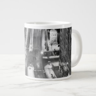 Caneca De Café Grande Avenida North Michigan em Chicago após o inverno