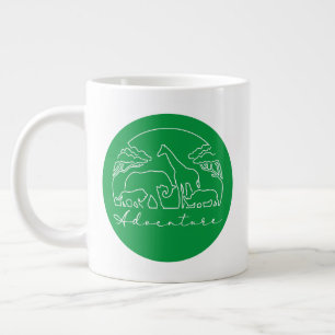 Caneca De Café Grande Aventura e Safari na África