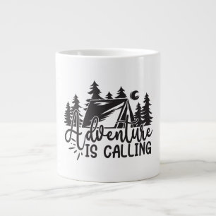 Caneca De Café Grande Aventura Está Chamando