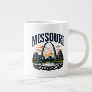 Caneca De Café Grande Aventura Fluvial do Portão do Missouri
