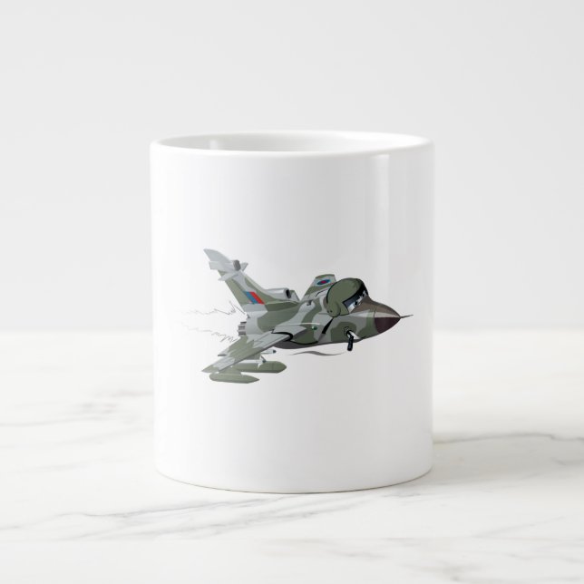 Caneca De Café Grande Avião de animação (Frente)