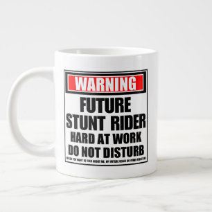 Caneca De Café Grande Aviso sobre o Duro Futuro do Cavaleiro de Dublagem