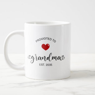 Caneca De Café Grande Avó Estabeleceu Novo Presente de Avó