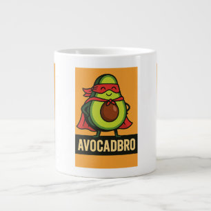 Caneca De Café Grande Avocadbro - Supercomida com super poderes