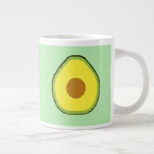 Caneca De Café Grande Avocado