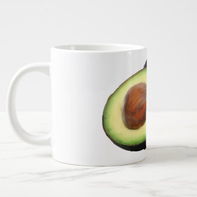 Caneca De Café Grande Avocado Jumbo Mug (Esquerda)