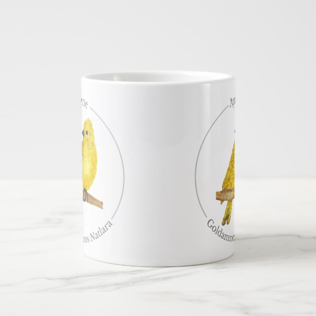 Caneca De Café Grande Ayme -  Goldammer aus Natlara (Frente)