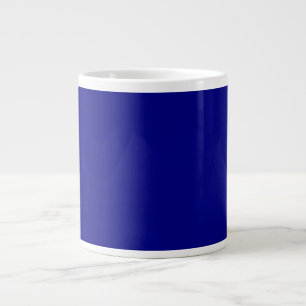 Caneca De Café Grande Azul Marinho