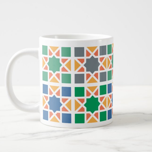 Caneca De Café Grande Azulejos Andaluzes 4 (Esquerda)