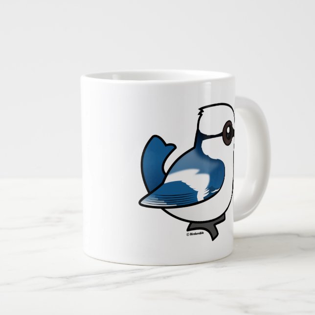 Caneca De Café Grande Azure Tit Birdorable (Frente Esquerda)