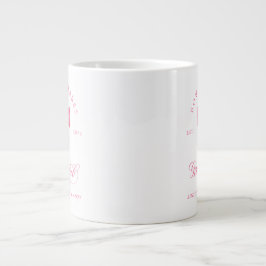 Caneca De Café Grande Bachelorette do Clube das Raparigas e arcos