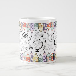 Caneca De Café Grande Back To School