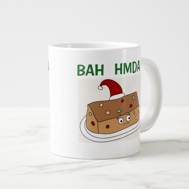 Caneca De Café Grande Bah HMDA Fruitcake (Frente Esquerda)